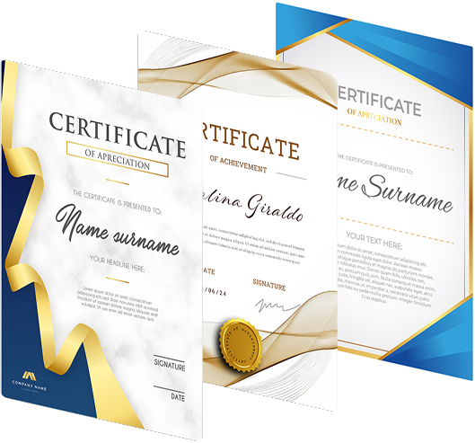 Certificates